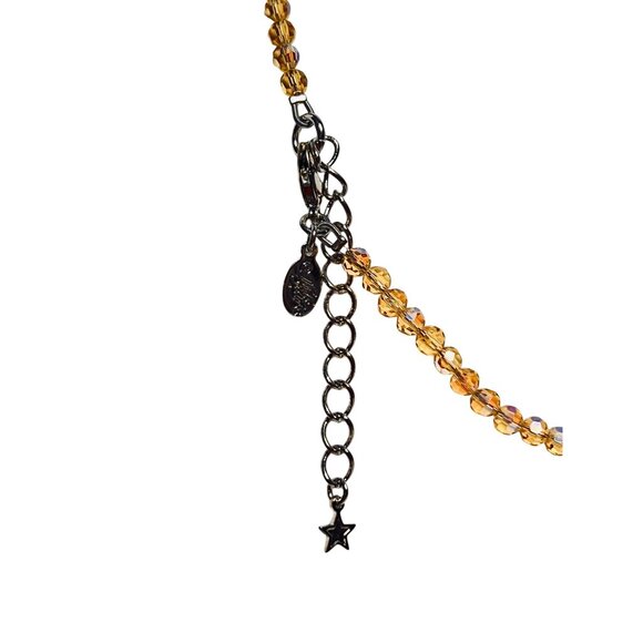 Kirks Folly Graduated Champaign Beads Choker Necklace (6282) - Picture 5 of 7